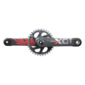 SRAM Cranksets and Arms SRAM X01 Eagle DUB C3 Crankset Speed: 11/12 Spindle: 28.99mm BCD: Direct Mount 32 DUB 175mm Red SuperBoost+