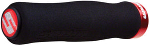 SRAM Grips SRAM Foam Contour Grips - Black/Red Lock-On
