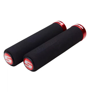 SRAM Lock-On Grips SRAM Locking MTB Straight Foam Grip Set Black