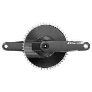 SRAM Power Meter Cranksets SRAM Force 1x Aero Powermeter E1 Power Meter Crankset Speed: 12/13 Spindle: 28.99mm BCD: Direct Mount SRAM 8 Bolt 50 DUB 175mm Black Road