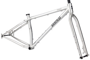 Surly Mountain Frame Surly Krampus Frameset - 29" Steel Salmon Skin Silver Small