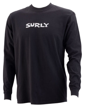 Surly Shirts Surly Scratchy Logo Long Sleeve T-Shirt - Unisex Black 3X-Large