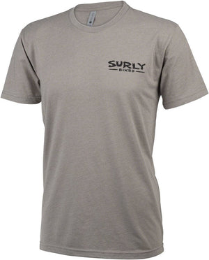 Surly Shirts Surly The Ultimate Frisbee Men's T-Shirt - Gray Small