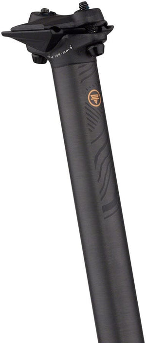 Teravail Seatpost Teravail Stratum Carbon Seatpost - 27.2 x 400mm 0mm Offset Black