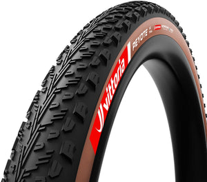 Vittoria Tires Vittoria Peyote XC Trail Tire - 29 x 2.40 Tubeless Folding BLK/Brown 4C Graphene