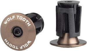 Wolf Tooth Bars Ends & Plugs Wolf Tooth Alloy Bar End Plugs - Espresso