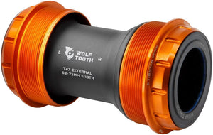 Wolf Tooth Bottom Brackets Wolf Tooth T47 External Bottom Bracket - T47 External 68/73mm For SRAM DUB Spindle Orange