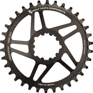 Wolf Tooth Chainrings Wolf Tooth Direct Mount Chainring - 30t SRAM Direct Mount Drop-Stop A For SRAM 3-Bolt Cranksets 6mm Offset BLK