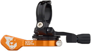 Wolf Tooth Dropper Seatpost Remote Wolf Tooth ReMote Pro Dropper Post Lever - 22.2mm Clamp Orange