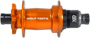 Wolf Tooth Hubs Wolf Tooth Mountain Rear Hub - 12 x 148mm 6-Bolt XD Innerdrive Ratchet 60 Orange J-Bend 28H