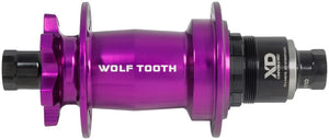 Wolf Tooth Hubs Wolf Tooth Mountain Rear Hub - 12 x 148mm 6-Bolt XD Innerdrive Ratchet 60 Ultraviolet Purple J-Bend 28H