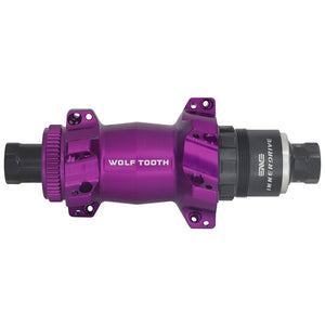 Wolf Tooth Hubs Wolf Tooth Road/Gravel Rear Hub - 12 x 142mm Center-Lock XDR Innerdrive Ratchet 40 Ultraviolet Purple Straight Pull 24H