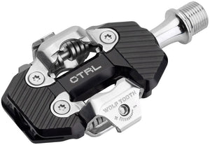 Wolf Tooth Pedals Wolf Tooth CTRL Trail Clipless Pedals - Dual Sided Clipless Alloy 9/16" BLK Pair Shimano SPD