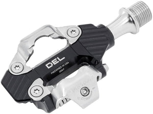 Wolf Tooth Pedals Wolf Tooth DEL Gravel Race Clipless Pedals - Single Sided Clipless Alloy 9/16" BLK Pair Shimano SPD