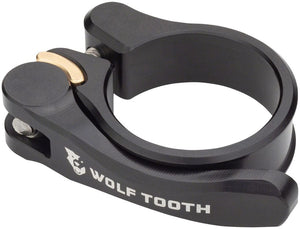 Wolf Tooth Seatpost Parts and Accessories Wolf Tooth Components Quick Release Seatpost Clamp - 36.4mm QR Black
