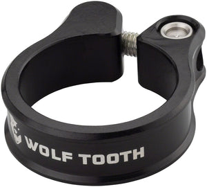 Wolf Tooth Seatpost Parts and Accessories Wolf Tooth Seatpost Clamp - 34.9mm Bolt-On Black