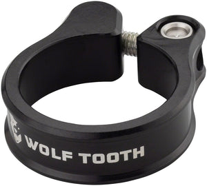 Wolf Tooth Seatpost Parts and Accessories Wolf Tooth Seatpost Clamp - 36.4mm Bolt-On Black