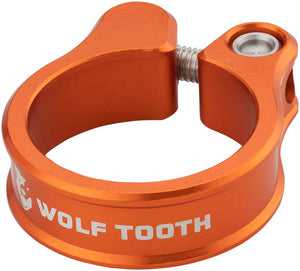 Wolf Tooth Seatpost Parts and Accessories Wolf Tooth Seatpost Clamp - 36.4mm Bolt-On Orange