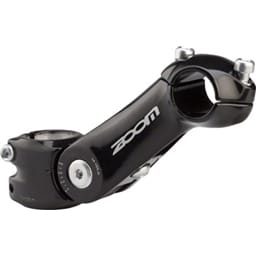 Zoom Stem Zoom 25.4 125mm 80-130 Degree Adjustable Angle 1-1/8" Threadless Black